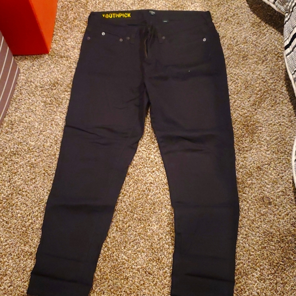 J. Crew Toothpick ankle jeans